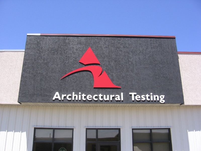 Architectural Testing Building Signage