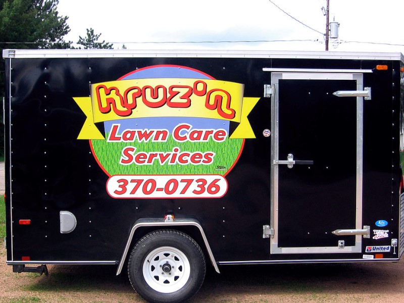 Kruzn Lawn Care Vehicle Graphics