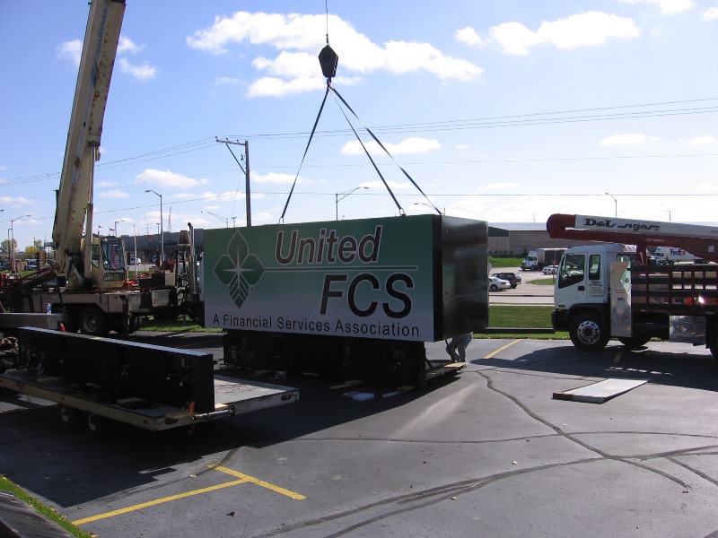 United FCS Street Sign Installation