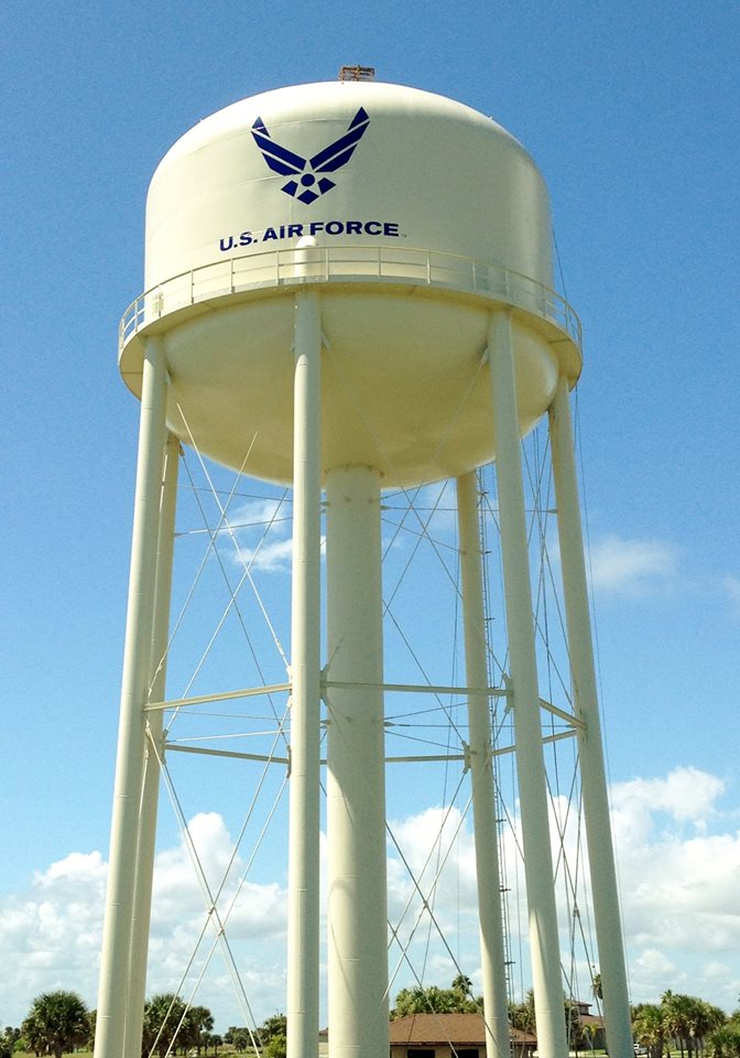 Air Force Water Tower Applied Graphics