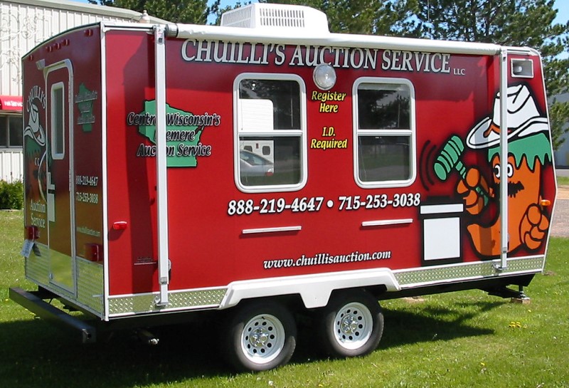 Chuillis Auction Service Trailer Graphics