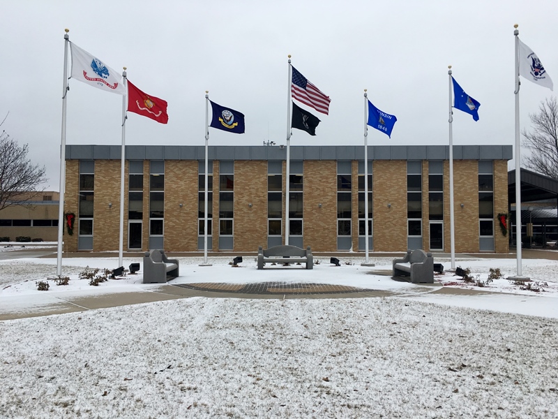 NTC Wausau Campus Veterans Memorial Installation